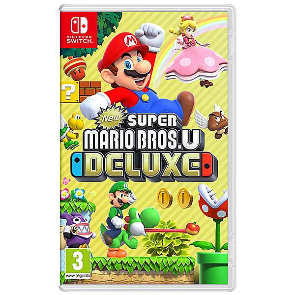 Nintendo Switch NewSuperMarioBros.UDeluxe& LuigiMansion3 Nintendo Switch New Super Mario Bros U Deluxe (3+) | Freemans